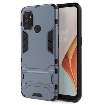 OnePlus Nord N100 Hybrydowe Etui Armor Series z Podpórką - Błękit