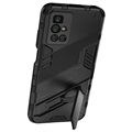 Xiaomi Redmi 10/10 Prime Hybrydowe Etui Armor Series z Podpórką - Czarne