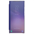 Samsung Galaxy S22+ 5G Etui z Klapką Armored Guards - Włókno Węglowe - Fiolet