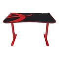 Zakrzywione biurko gamingowe Arozzi Arena Fratello - czerwone