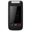 Artfone C10 Telefon z Klapką dla Seniora - Dual SIM, SOS - Czerń