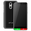 Artfone Smart 500 Telefon dla Seniora - 4G, SOS - Czarny