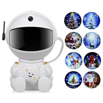 Świąteczna lampka do projektora Astronaut Hugging Star - zasilana przez USB
