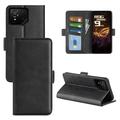 Asus ROG Phone 9 Pro Etui portfelowe z magnetycznym zamknięciem - tekstura cielęca - czarny