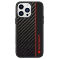 Etui iPhone 14 Pro Max Audi Carbon Fiber Stripe - Czarne