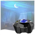 Lampka Nocna Aurora Star z Głośnikiem Bluetooth AC6923 - Czarna