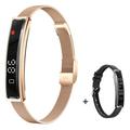 B3 Smart Bracelet / Fitness Tracker z dwoma paskami - złoty