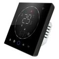 Inteligentny termostat naścienny BHT-008GCL - cyfrowy panel sterowania temperaturą do systemów ogrzewania kotłów - czarny