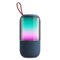 Przenośny wodoodporny głośnik Bluetooth BT2675 z podświetleniem RGB - niebieski