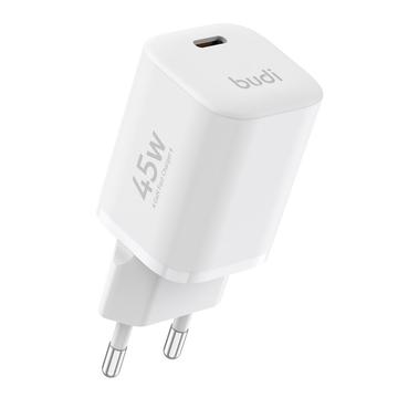 BUDI AC020EW GaN Szybka ładowarka USB-C 45W - biała