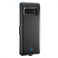 Samsung Galaxy S10 Etui z Zapasową Baterią - 7000mAh - Czarne