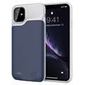 Etui z akumulatorem do telefonu iPhone 11 - 6000 mAh - Ciemnoniebieski / Szary