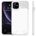 Etui z akumulatorem do telefonu iPhone 11 - 6000 mAh - Białe / Szare