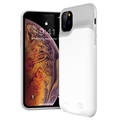 iPhone 11 Pro Etui z Zapasową Baterią - 5200mAh - Biel / Szary
