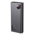 Baseus Adaman Metal Digital Display Quick Charge Power Bank 20000mAh/65W - 2xUSB-A, USB-C - Czarny