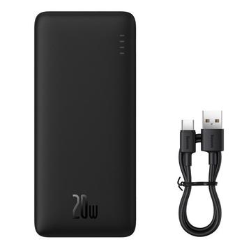 Baseus Airpow 10000mAh Powerbank z szybkim ładowaniem z dwoma portami - 20W - Czarny