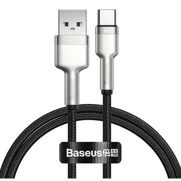 Baseus Cafule Metal Series Kabel USB-A do USB-C - 66W, 1m - Czarny