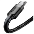 Kabel MicroUSB Baseus Cafule CAMKLF-CG1 - 2m - Szary / Czarny