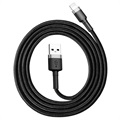 Baseus Cafule Kabel USB 2.0 / Lightning - 2m - Czerń / Szary