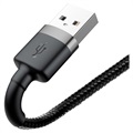 Baseus Cafule Kabel USB 2.0 / Lightning - 1m - Czerń / Szary