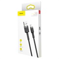 Baseus Cafule Kabel USB 2.0 / Lightning - 1m - Czerń / Szary