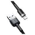 Baseus Cafule Kabel USB 2.0 / Lightning - 2m - Czerń / Szary