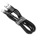 Baseus Cafule Kabel USB 2.0 / Lightning - 2m - Czerń / Szary