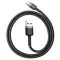 Baseus Cafule Kabel USB 2.0 / Type-C CATKLF-AG1 - 0.5m - Czerń / Szary