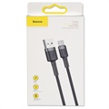 Baseus Cafule Kabel USB 2.0 / Type-C CATKLF-BG1 - 1m - Czerń / Szary