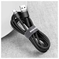 Baseus Cafule Kabel USB 2.0 / Type-C CATKLF-CG1 - 2m - Czerń / Szary