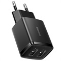 Ładowarka Sieciowa Baseus Compact z 2 Portami USB - 10.5W - Czarna