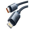 Kabel USB-C / Lightning Baseus Crystal Shine CAJY000201 - 1.2m - Czarny