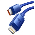 Kabel USB-C / Lightning Baseus Crystal Shine CAJY000203 - 1.2m - Błękit