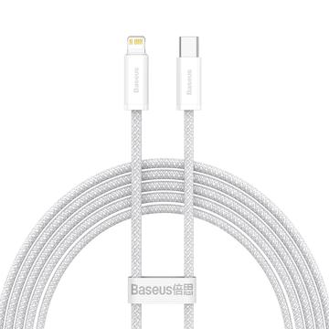 Kabel Baseus Dynamic Series USB-C do Lightning w nylonowym oplocie - 20W, 2m - biały