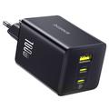 Baseus EnerFill FE11 100W 3-portowa szybka ładowarka - wtyczka EU