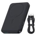 Baseus EnerFill FM11 Magnetyczny Mini Bezprzewodowy Power Bank 10000mAh - 22.5W - Czarny
