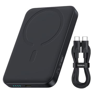 Baseus EnerFill FM11 Magnetyczny Mini Bezprzewodowy Power Bank 10000mAh - 22.5W - Czarny