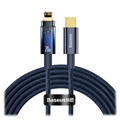 Kabel USB-C / Lightning Baseus Explorer 20W - 2m - Błękit