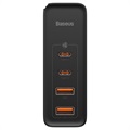 Szybka Ładowarka Baseus GaN2 Pro 2xUSB & 2xUSB-C - 100 W - Czarna