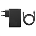 Szybka Ładowarka Baseus GaN2 Pro 2xUSB & 2xUSB-C - 100 W - Czarna