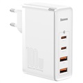 Szybka Ładowarka Baseus GaN2 Pro 2xUSB & 2xUSB-C - 100 W - Biała