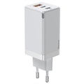 Szybka Ładowarka Baseus GaN2 Pro z Kablem USB-C CCGAN2P-B02 - 65W - Biała