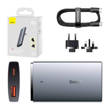 Baseus GaN5 Pro Ultra-Slim Overseas Edition Ładowarka sieciowa - USB-C, USB-A - 65W
