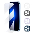 iPhone 14 Pro Max Zestaw Ochronny Baseus Illusion - Przezroczysty