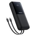 Baseus Lipow 22.5W Power Bank 20000mAh z wbudowanymi kablami Lightning i USB-C oraz wyświetlaczem LED