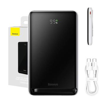 Baseus Magnetic Wireless Power Bank 10000mAh - USB-C 20W, kompatybilny z MagSafe - biały