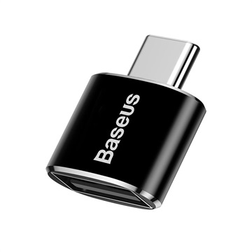 Adapter OTG USB-A / USB-C Baseus Mini CATOTG-01 - Czarny