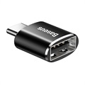 Adapter OTG USB-A / USB-C Baseus Mini CATOTG-01 - Czarny