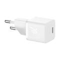 Baseus Mini GaN5 20W USB-C Wall Charger - biała