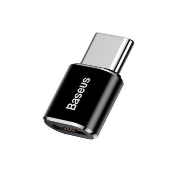 Adapter Baseus Mini Series MicroUSB / USB-C OTG - czarny